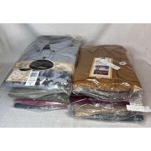 Lot Of 10 Men's Vintage Cabela's 2XL Collared Shirts New In Plastic Long Sleeve